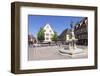 Tourist Train, Fontaine Roesselmann, Place Des Six-Montagnes-Noires, Colmar, Alsace, France, Europe-Markus Lange-Framed Photographic Print