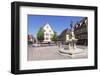 Tourist Train, Fontaine Roesselmann, Place Des Six-Montagnes-Noires, Colmar, Alsace, France, Europe-Markus Lange-Framed Photographic Print