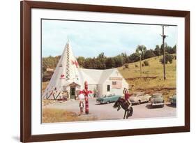 Tourist Trap in the West-null-Framed Premium Giclee Print