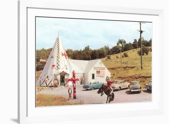 Tourist Trap in the West-null-Framed Art Print