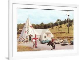 Tourist Trap in the West-null-Framed Art Print