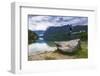 Tourist Visiting Lake Bohinj, Triglav National Park, Julian Alps, Slovenia, Europe-Matthew Williams-Ellis-Framed Photographic Print