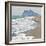 Tourist Walking Toward Gibraltar, Alcaidesa Beach, Near Sotogrande, Andalucia, Spain, Europe-Giles Bracher-Framed Photographic Print