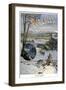 Touristic Poster, Pyrenees- Luchon, Biarritz-null-Framed Giclee Print