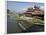 Tourists Arrive by Boat at Monastery on Inle Lake, Shan State, Myanmar (Burma)-Julio Etchart-Framed Photographic Print