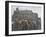 Tourists as They Cross the Street in Front of the Landmark Semper Opera House in Dresden-null-Framed Photographic Print