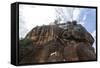 Tourists Ascending Sigiriya (Lion Rock), UNESCO World Heritage Site, Sri Lanka, Asia-Charlie-Framed Stretched Canvas