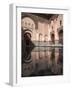 Tourists at Ben Youssef Madrasa, in the Medina in Marrakech, Morocco-David H. Wells-Framed Photographic Print