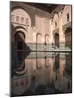 Tourists at Ben Youssef Madrasa, in the Medina in Marrakech, Morocco-David H. Wells-Mounted Photographic Print
