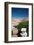 Tourists at Caesarea ruins of port built by Herod the Great in 22 BC, North Coast, Israel-null-Framed Photographic Print