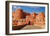 Tourists at Entrance to Agra Fort, Agra, Uttar Pradesh, India-jackmicro-Framed Photographic Print