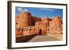 Tourists at Entrance to Agra Fort, Agra, Uttar Pradesh, India-jackmicro-Framed Photographic Print