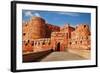 Tourists at Entrance to Agra Fort, Agra, Uttar Pradesh, India-jackmicro-Framed Photographic Print