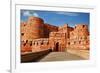 Tourists at Entrance to Agra Fort, Agra, Uttar Pradesh, India-jackmicro-Framed Photographic Print