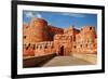 Tourists at Entrance to Agra Fort, Agra, Uttar Pradesh, India-jackmicro-Framed Photographic Print