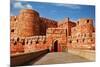 Tourists at Entrance to Agra Fort, Agra, Uttar Pradesh, India-jackmicro-Mounted Photographic Print