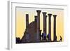 Tourists at Excavated Roman City of Volubilis-Neil-Framed Photographic Print