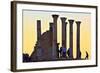 Tourists at Excavated Roman City of Volubilis-Neil-Framed Photographic Print