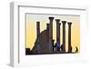 Tourists at Excavated Roman City of Volubilis-Neil-Framed Photographic Print