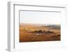 Tourists at Fenetre d'Isalo (the window of Isalo), Isalo National Park, central area, Madagascar, A-Christian Kober-Framed Photographic Print