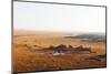 Tourists at Fenetre d'Isalo (the window of Isalo), Isalo National Park, central area, Madagascar, A-Christian Kober-Mounted Photographic Print