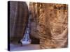 Tourists at Petra, Jordan, Middle East-Neale Clarke-Stretched Canvas