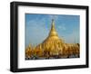 Tourists at Shwedagon Pagoda, Yangon, Myanmar-null-Framed Photographic Print