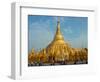 Tourists at Shwedagon Pagoda, Yangon, Myanmar-null-Framed Photographic Print