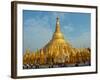 Tourists at Shwedagon Pagoda, Yangon, Myanmar-null-Framed Photographic Print