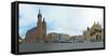 Tourists at St. Mary's Church, St. Mary's Square, Krakow, Poland-null-Framed Stretched Canvas
