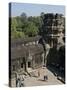 Tourists at the Angkor Wat Archaeological Park, Siem Reap, Cambodia, Indochina, Southeast Asia-Julio Etchart-Stretched Canvas