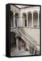 Tourists by the Staircase Inside the Rectors Palace, Dubrovnik, Croatia, Europe-Matthew Williams-Ellis-Framed Stretched Canvas