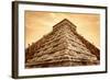 Tourists Climb the Pyramid of Kukulcan-Thom Lang-Framed Photographic Print