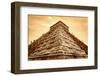 Tourists Climb the Pyramid of Kukulcan-Thom Lang-Framed Photographic Print