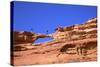 Tourists Climbing at Wadi Rum, Jordan, Middle East-Neil Farrin-Stretched Canvas