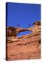 Tourists Climbing at Wadi Rum, Jordan, Middle East-Neil Farrin-Stretched Canvas