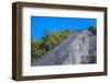 Tourists climbing the temple, Nohoch Mul Temple, Coba, Quintana Roo, Mexico, North America-Richard Maschmeyer-Framed Photographic Print