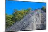 Tourists climbing the temple, Nohoch Mul Temple, Coba, Quintana Roo, Mexico, North America-Richard Maschmeyer-Mounted Photographic Print