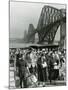 Tourists Come Ashore from Cruise Ship Caronia, South Queensferry, April 1957-null-Mounted Premium Photographic Print