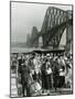 Tourists Come Ashore from Cruise Ship Caronia, South Queensferry, April 1957-null-Mounted Photographic Print