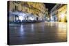 Tourists Eating at a Restaurant in Piazza Duomo at Night-Matthew Williams-Ellis-Stretched Canvas