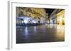 Tourists Eating at a Restaurant in Piazza Duomo at Night-Matthew Williams-Ellis-Framed Photographic Print