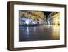 Tourists Eating at a Restaurant in Piazza Duomo at Night-Matthew Williams-Ellis-Framed Photographic Print