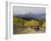 Tourists Enjoying Horseback Riding, Grand Teton National Park, Wyoming, USA-Rolf Nussbaumer-Framed Photographic Print