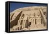 Tourists Enjoying the Site, Colossi of Ramses Ii, Sun Temple-Richard Maschmeyer-Framed Stretched Canvas