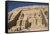 Tourists Enjoying the Site, Colossi of Ramses Ii, Sun Temple-Richard Maschmeyer-Framed Stretched Canvas