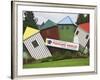 Tourists Experience Mazes and Optical Illusions, Wanaka, South Island, New Zealand-Dennis Flaherty-Framed Photographic Print