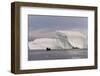 Tourists exploring Skontorp Cove in inflatable boat, Paradise Bay, Antarctica, Polar Regions-Sergio Pitamitz-Framed Photographic Print