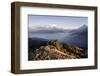 Tourists Gather on Poon Hill to Watch the Sunrise over the Annapurna Himal-Andrew Taylor-Framed Photographic Print