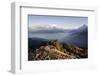 Tourists Gather on Poon Hill to Watch the Sunrise over the Annapurna Himal-Andrew Taylor-Framed Photographic Print